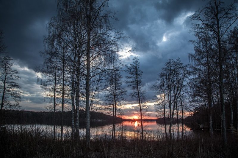 Tramonto in Finlandia 