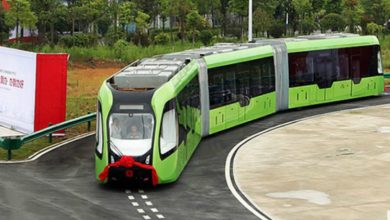 Photo of Il primo tram elettrico senza rotaie, funziona con la vernice e arriva dalla Cina.