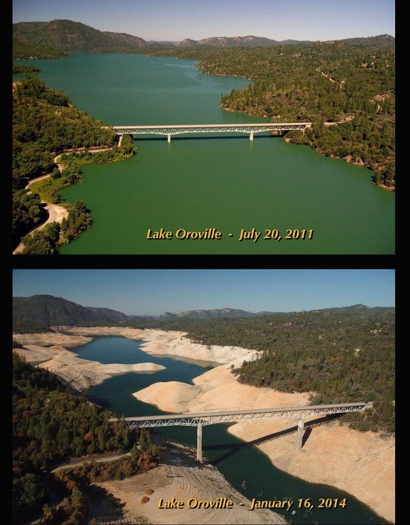 Lago Oroville, California