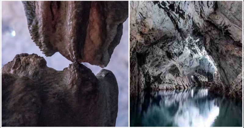 Il bacio nelle Grotte di Pertosa-Auletta