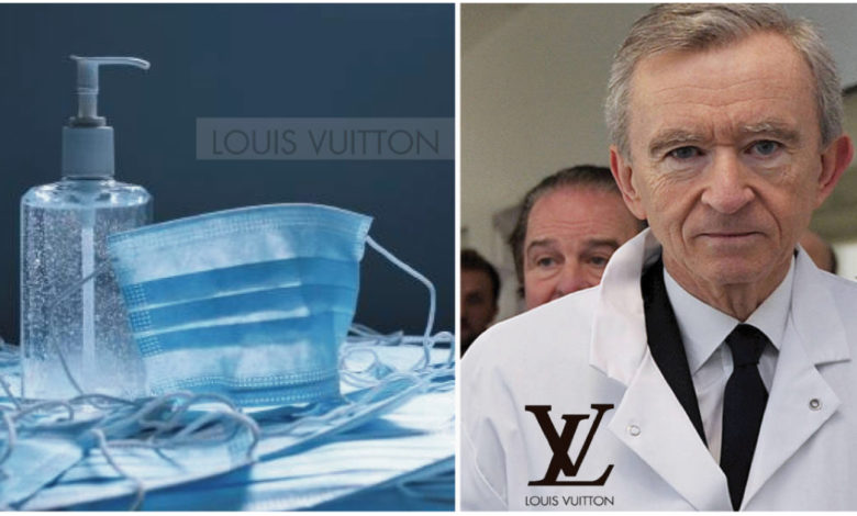 Louis Vuitton produrrà gel antibatterico