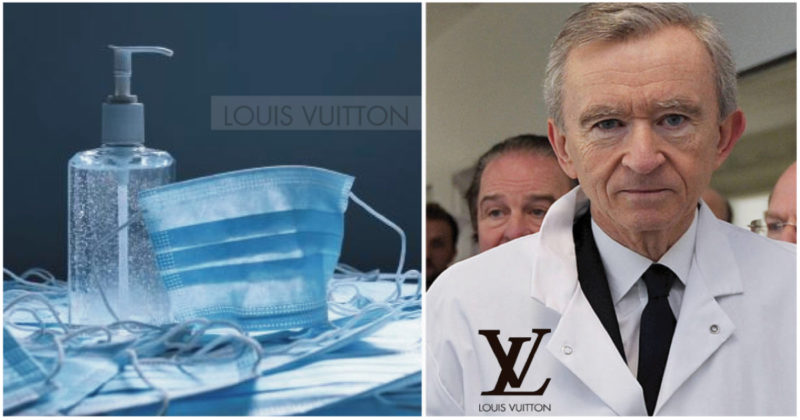 Louis Vuitton produrrà gel antibatterico