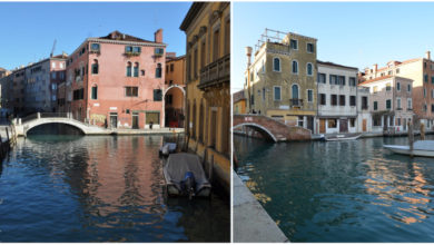 Photo of Coronavirus. Senza turisti le acque dei canali dI Venezia tornano limpide