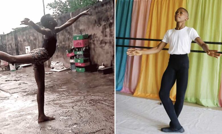 ballerino che danzava nel fango