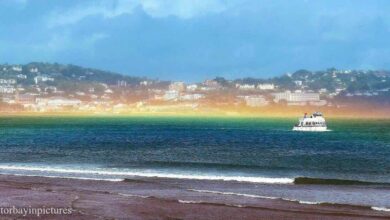 Photo of Avvistato un rarissimo arcobaleno sul mare. Le foto dello straordinario fenomeno diventano subito virali