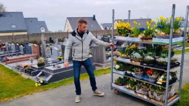 Photo of Dona i fiori invenduti a causa del Covid al cimitero della sua città per abbellire le tombe: il gesto del fioraio commuove il web