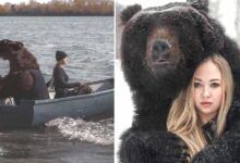 Photo of Salva un cucciolo di orso abbandonato e diventano compagni inseparabili: le immagini che li riprendono mentre vanno a pesca conquistano il web