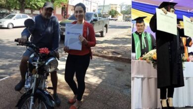 Photo of Si laurea e regala una moto al patrigno che le ha pagato gli studi lavorando come calzolaio: la storia diventa virale e commuove il web